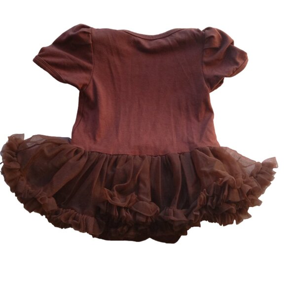 Baby Girls Thanksgiving Onesie, Gobble 'til you Wobble, S - Picture 2 of 9